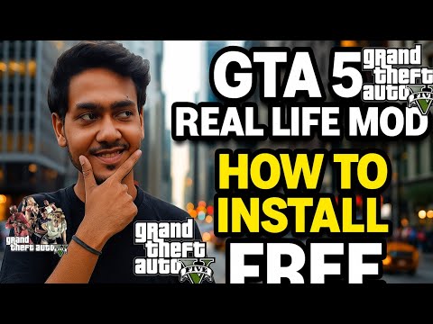 FREE REAL LIFE GTA 5 OFFLINE MOD INSTALLATION | 5REAL MOD | GTA5 2025