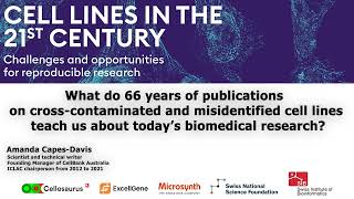 Amanda Capes Davis - Cell lines in the 21st century symposium