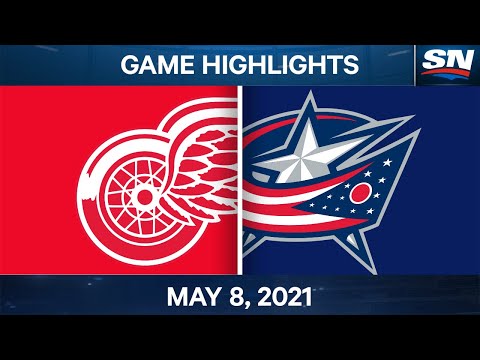 NHL Game Highlights | Red Wings vs. Blue Jackets - May 8, 2021