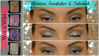 WET N WILD Color Icon Glitter Single - CUT CREASE + REVIEW + SWATCHES
