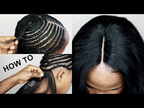 HOW TO DO: Full Sew In WEAVE No Leave Out Tutorial Video For BEGINNERS