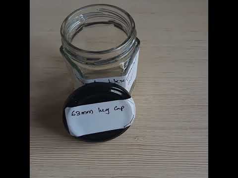 190ml Hexagonal Glass Jar