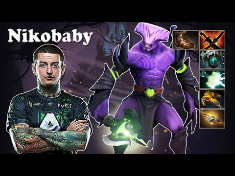 Nikobaby - Faceless Void Safelane party with Handsken Mars | Dota 2 7.29d Gameplay