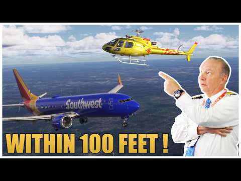 737 Near-Miss With Helicopter on Approach | Captain Steeeve Reacts