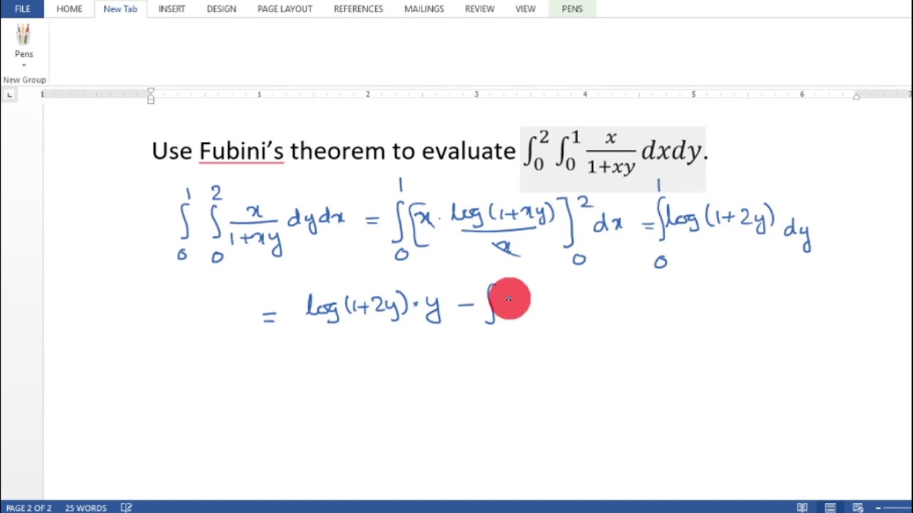Multiple Integrals  - Problems 3