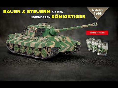 RC Panzer Königstiger Hachette - Ausgabe 39 - offizielle Videoanleitung