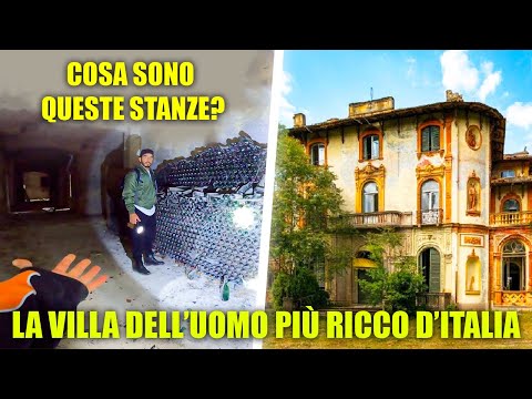 EXPLORING THE VILLA OF ITALY'S RICHEST MAN - FINDING SOME TERRIFYING SECRET ROOMS!