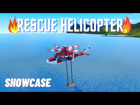 Rescue helicopter showcase || Roblox Plane Crazy