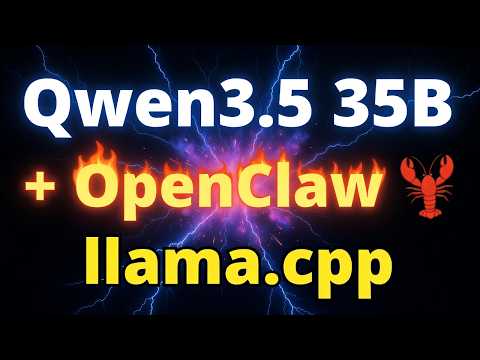 Qwen3.5 35B 모델과 OpenClaw를 활용한 Llama.cpp 로컬 구동 가이드