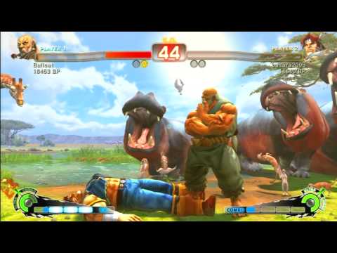 SSF4 Rank Match  Bullcat (GK)  vs  basara2009 (HW)
