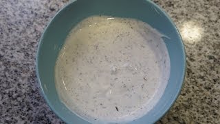 Salsa de queso desnatado