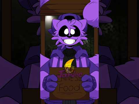 Catnap as Chinese food delivery 🌙|| Poppy playtime chapter 3 #poppyplaytime #shorts