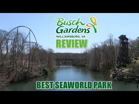 Busch Gardens Williamsburg Review, parque temático Virginia SeaWorld | Melhor parque da cadeia