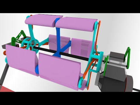 The Cyclifter: a monoshaft cycloidal rotor aircraft animated with FreeCAD's Assembly4 workbench