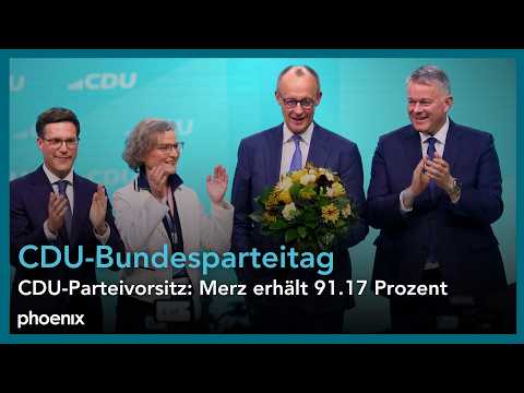 CDU-Bundesparteitag: Wiederwahl von Friedrich Merz zum Parteivorsitzenden | 20.02.2026