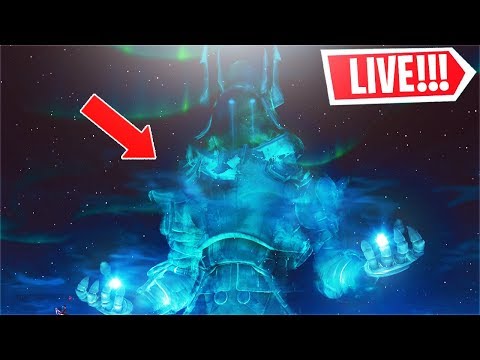 *NEW* The Fortnite ICE STORM Event LIVE! (Map is COVERED in Snow)