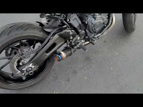 2022 MT-07 Black Widow 230mm Exhaust