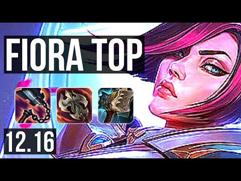 FIORA vs GWEN (TOP) | 2.8M mastery, 8 solo kills, 1300+ games | KR Master | 12.16