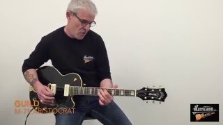 Video thumbnail for Hurricane Music test: Guild M-75 Aristocrat by Hurricane Music