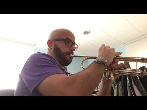 Julien Porret método progresivo de trompeta, estudio n.130