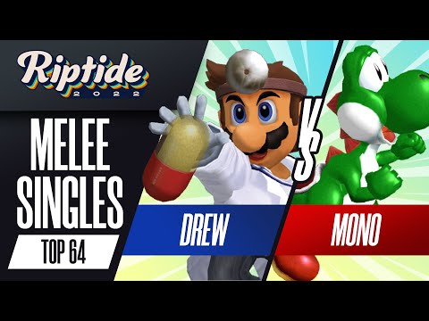 Drew vs Mono - Melee Singles Top 64 - Riptide 2022 | Doctor Mario vs Yoshi