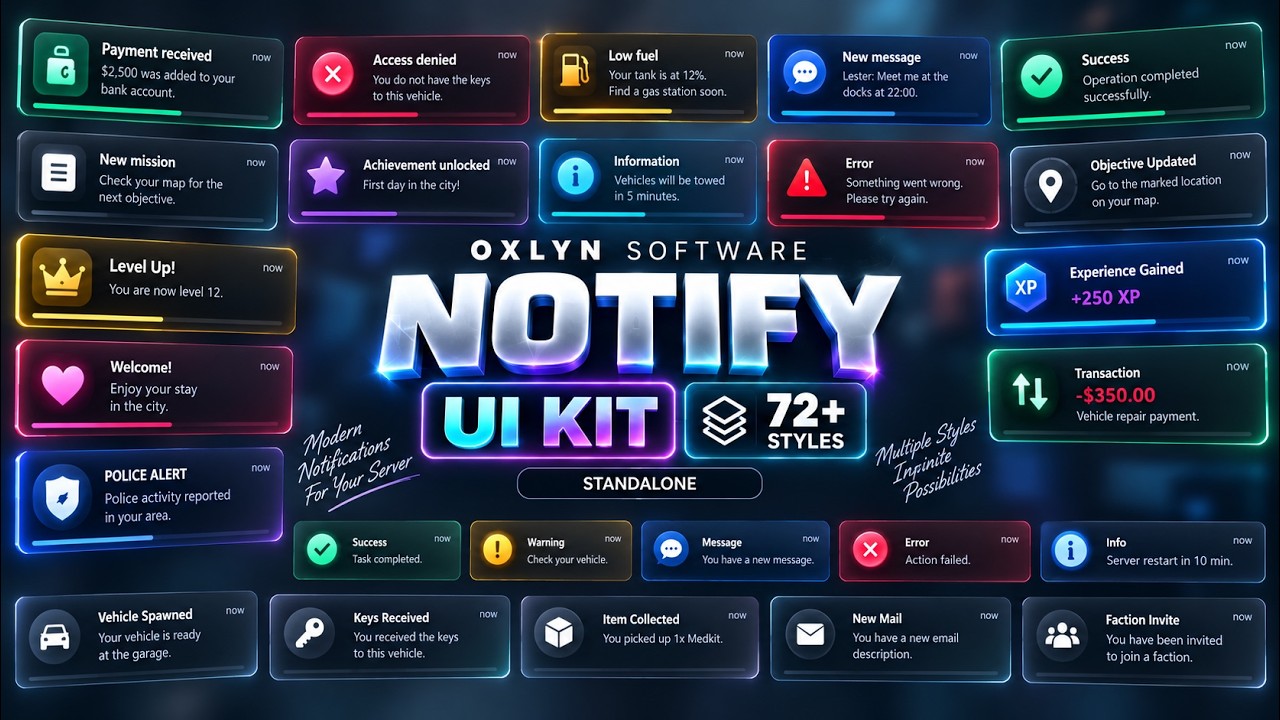 Oxlyn | Notify UI KIT