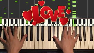 Nat King Cole - L.O.V.E. (Piano Tutorial Lesson)