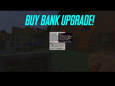 Ultimate Minecraft Crossplay Server Bank Upgrade!