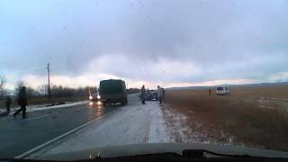 preview picture of video 'Авария Абакан-Саяногорск Ноябрь 2013'
