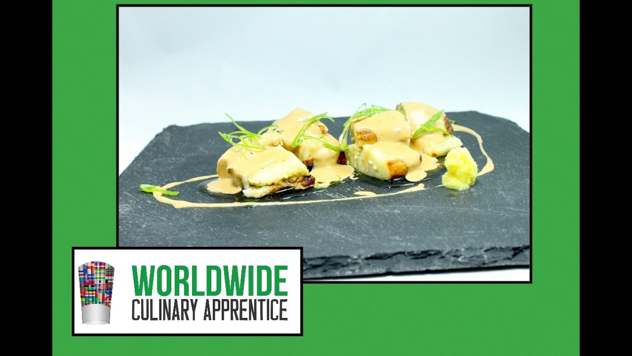 Griddled aubergines with sesame dressing video thumbnail