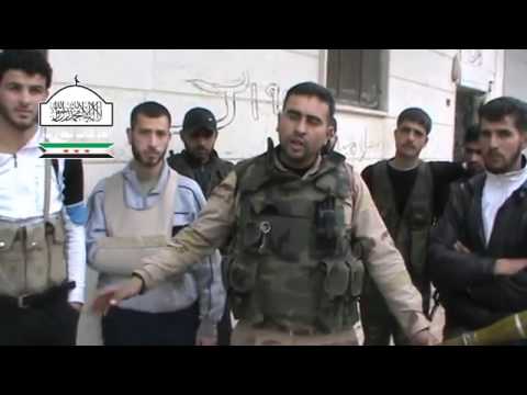 كلمة للقائد العسكري لإتحاد كتائب شهداء بدر على جبهة ثكنة المهلب و تحدثه عن العملية