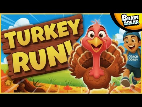 🍂 The Turkey Run! 🍂 Brain Break 🍂 Fall Brain Breaks for Kids 🍂 Danny Go Inspired