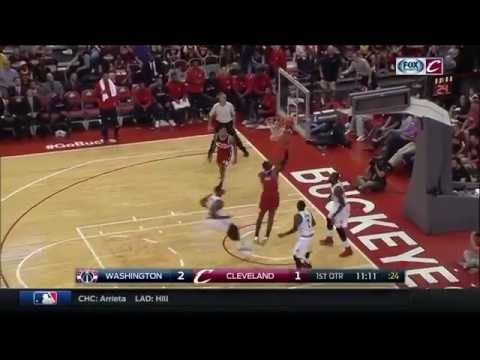 LeBron James With his Signature Chase Down Block vs Wizards   Oct 18, 2016   NBA Preseason