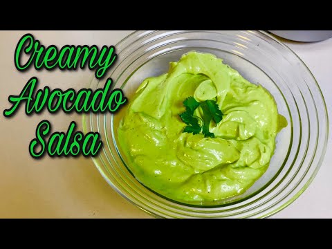 Creamy Avocado Salsa