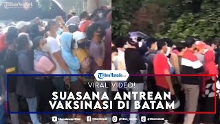 Download lagu VIRAL! Video Suasana Antrean Vaksinasi di Gor Temenggung Abdul Jamal,  Batam mp3