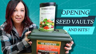 WHATS INSIDE SHOCKED ME - BE PREPARED WITH SEED VAULTS!