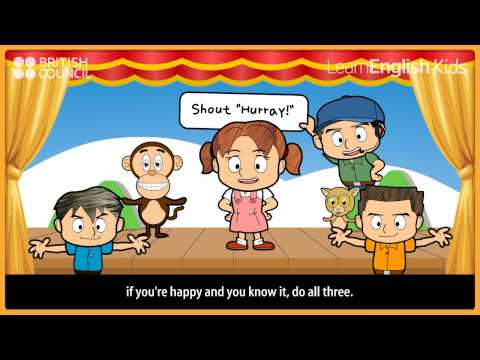 もしあなたが幸せなら、それを知っているなら - 童謡＆キッズソング - LearnEnglish Kids ブリティッシュ・カウンシル (If you're happy and you know it - Nursery Rhymes & Kids Songs - LearnEnglish Kids British Council)