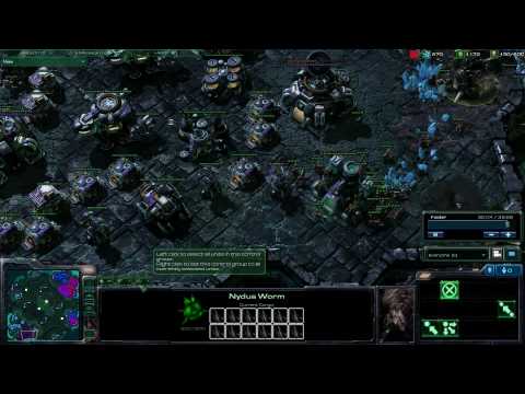 Starcraft 2: Nydus Worm + Zerglings = Love