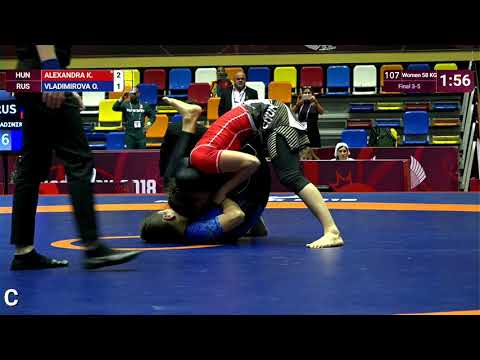 BRONZE Women - 58 kg: K. ALEXANDRA (HUN) v. O. VLADIMIROVA (RUS)
