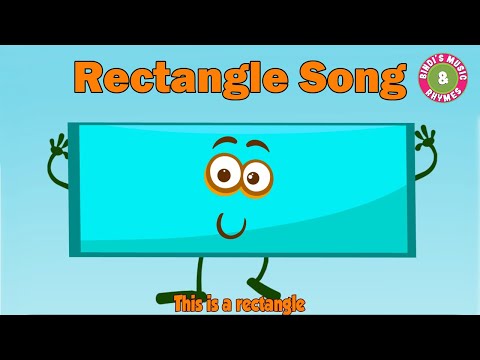 Rectangle Song | Learn Shapes | Rectangle Nursery rhyme for kids | Bindi's Music & Rhymes