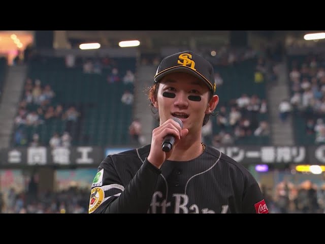 ホークス・正木智也選手ヒーローインタビュー 6月30日 北海道日本ハムファイターズ 対 福岡ソフトバンクホークス