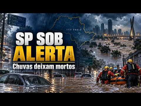 Chuvas em SP acendem alerta para o Rio Paraíba do Sul