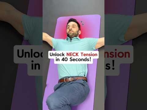 Neck Tension? Let’s release the Fascia in 40 SECONDS! #fascia #fascialrelease #neckpainrelief #neck