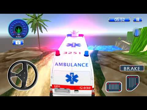 Crazy Ambulance Rescue Service In The Emergency Game - New Ambulance Driving GamePlay 2021
