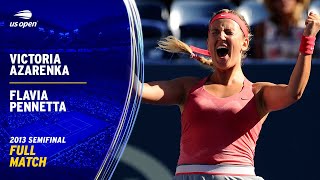 Victoria Azarenka vs. Flavia Pennetta Full Match | 2013 US Open Semifinal