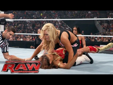 WWE RAW Natalya Vs Eve Torres February 14, 2011