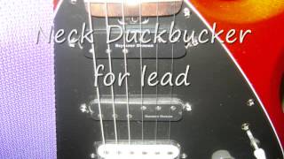 Video thumbnail for Seymour Duncan neck and middle DUCKBUCKER (BLUES DEMO) by picpouille
