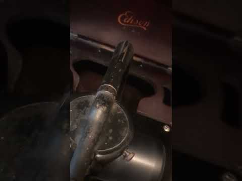 1543 Red Wing Patent Pending Potter & Chorus Thomas Edison Wax Cylinder Roll recording