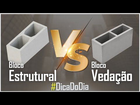 #DicaDoDia - Qual a diferença entre os blocos estrutural e vedação? - Jarfel Sahara