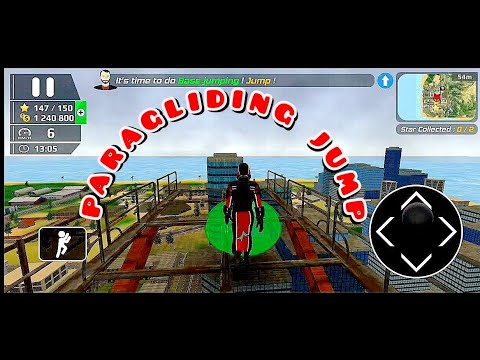 HFPS- (helicopter flight pilot simulator) #Mission -2(Parachute 🪂🪂🪂 jump from the roof) .